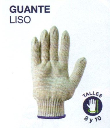Guante liso