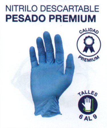 Nitrilo descartable premium